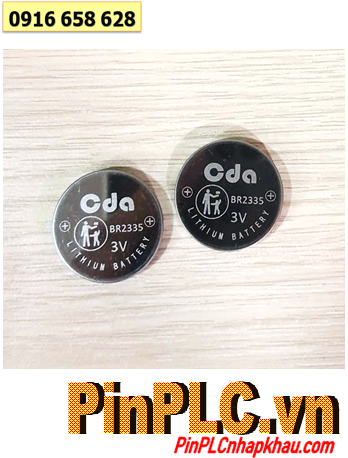 Pin CDA BR2335, Pin 3v Lithium BR2335 (300mAh, 23mm x 3.5mm) Pin chịu nhiệt cao